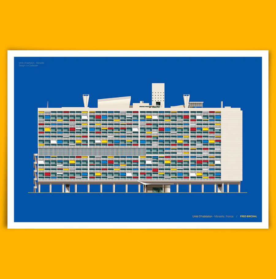 Serie Le Corbusier - 4 posters